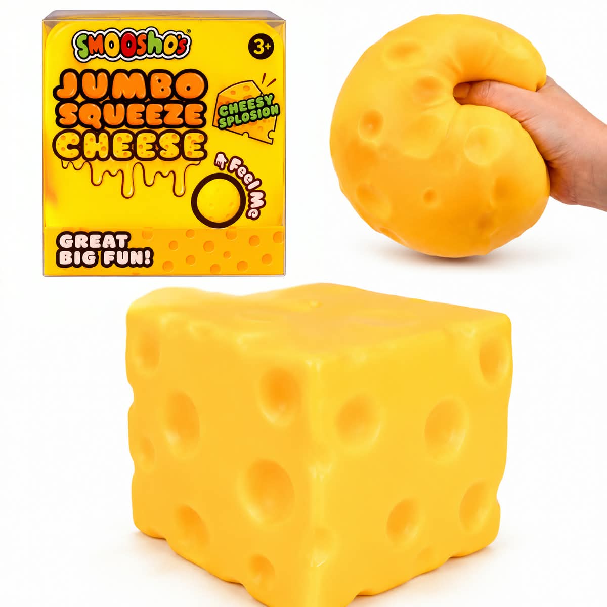 Squishy viral jumbo Queso gigante